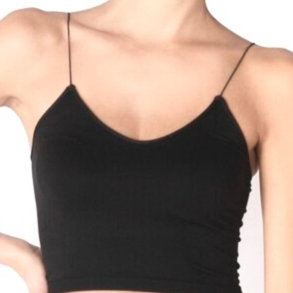 RALPH, Ralph Lauren, Silk Blend  Knit V Neck Cropped Camisole - Picture 7 of 15